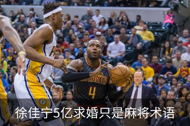 徐佳宁5亿求婚只是麻将术语