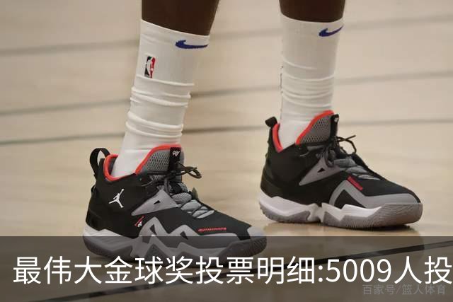 最伟大金球奖投票明细:5009人投多票 44人投超10次 4665人投2-4次