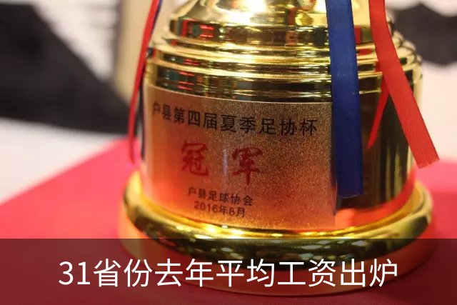 31省份去年平均工资出炉